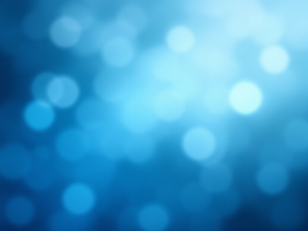 Abstract blue bokeh background
