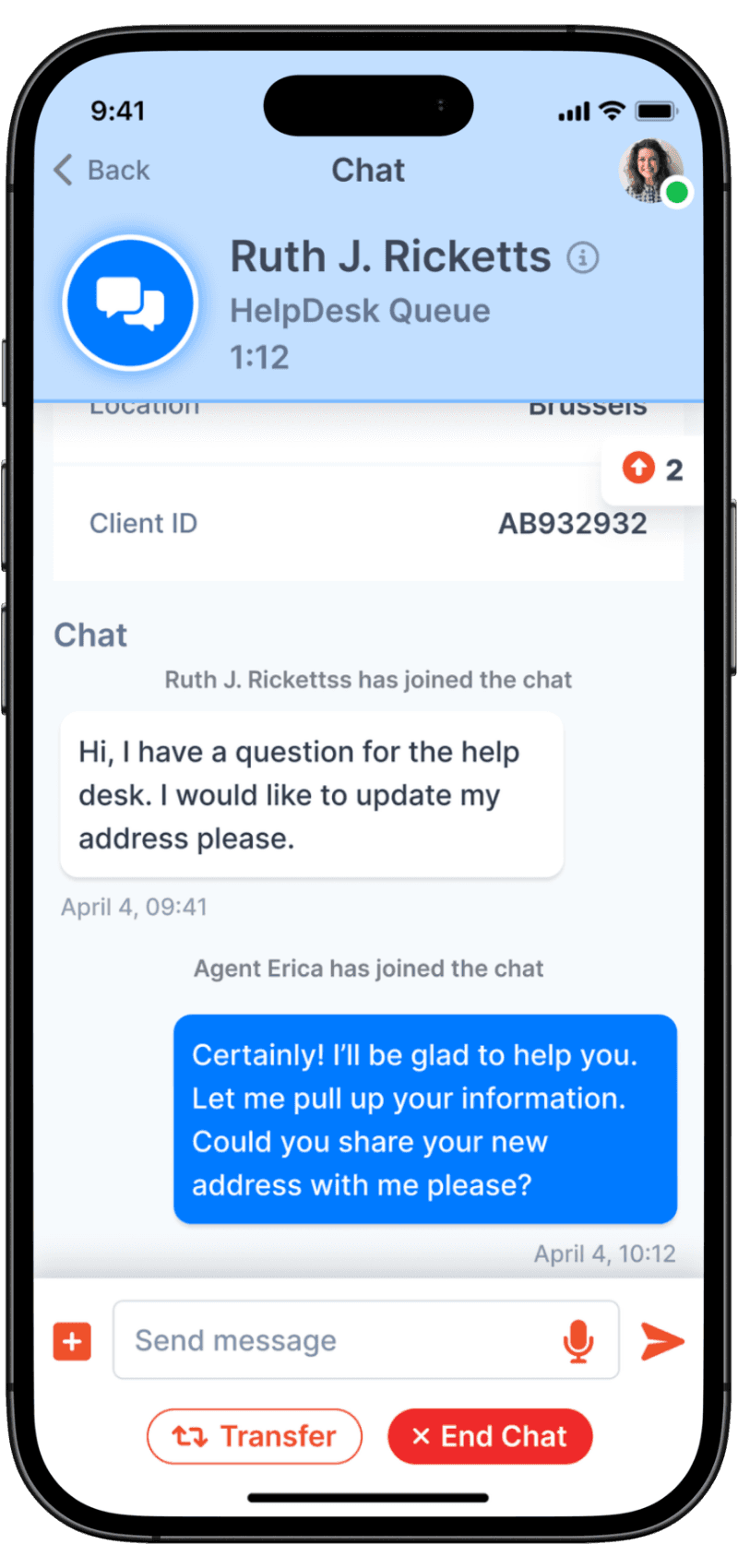 Mobile App for Genesys Cloud voice call