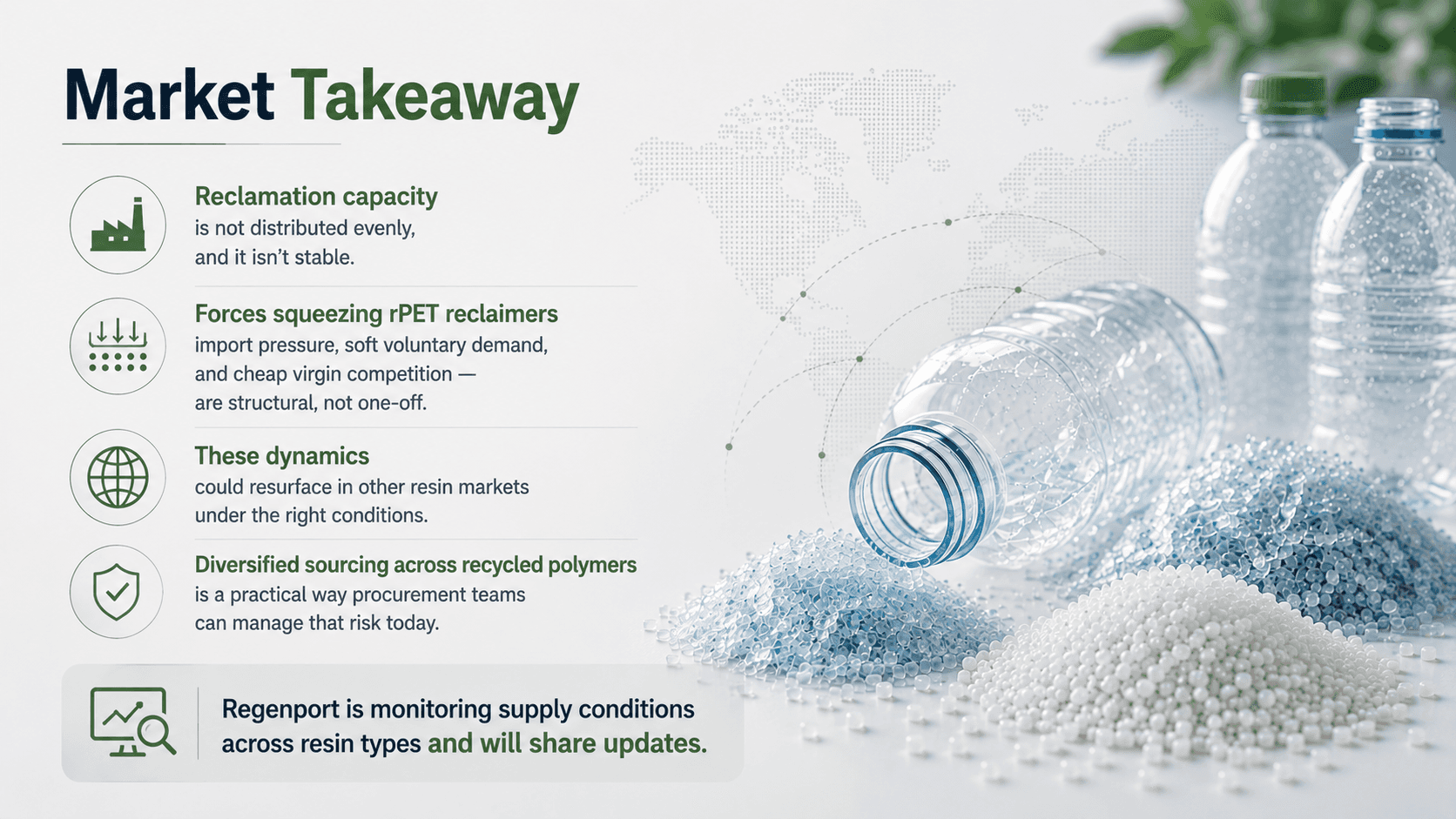 "Market Takeaway" infographic
