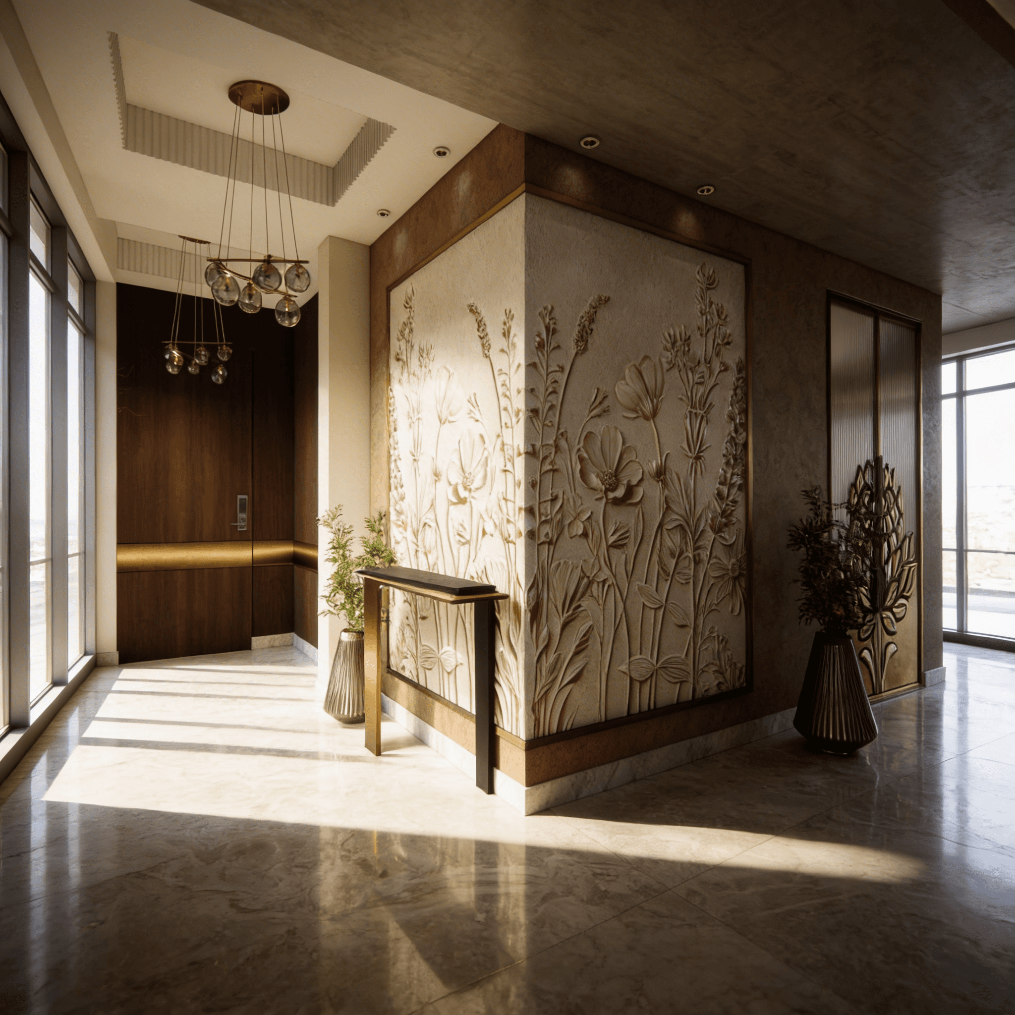 Image of Minimalist entryway