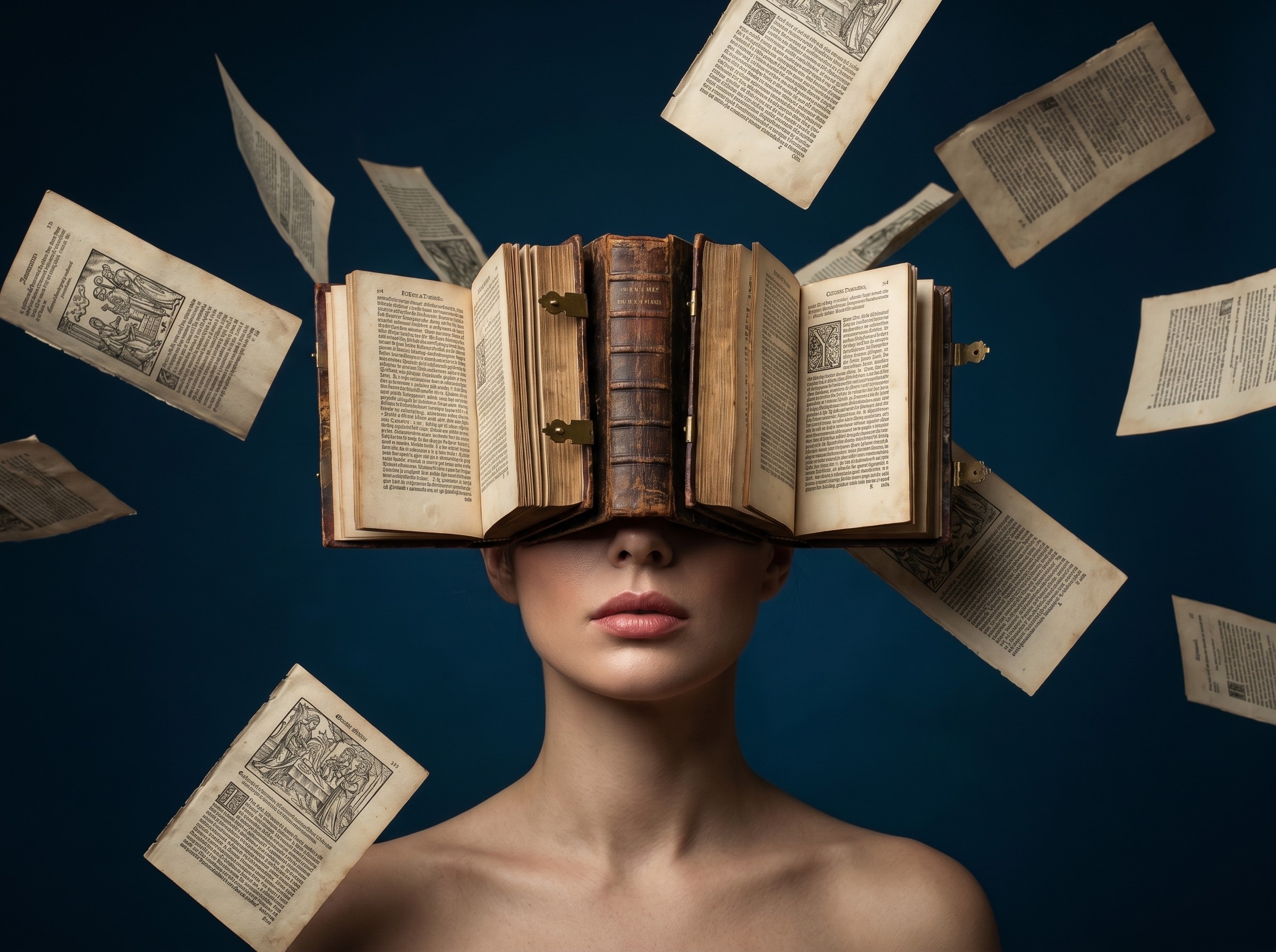 white and brown book on brown woven surface