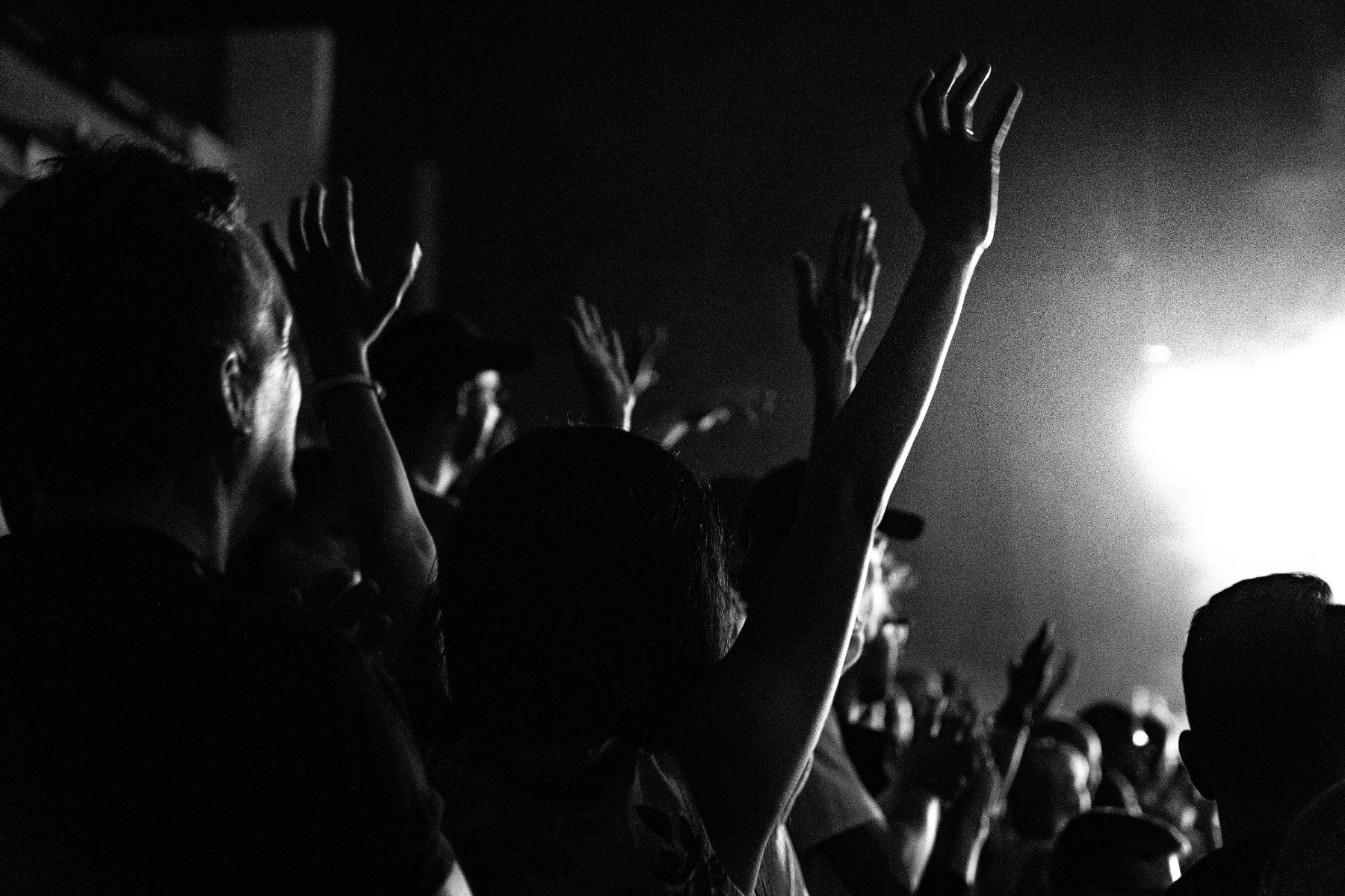 A man performing at a concert