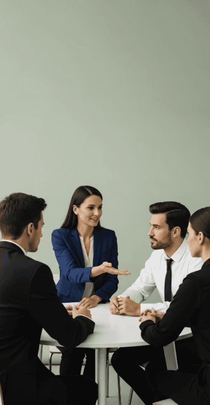Professional Meeting Scene