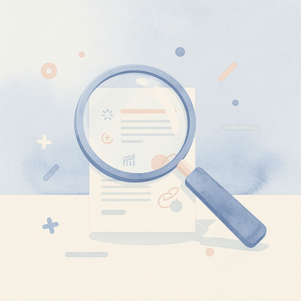 Magnifying glass examining hidden costs in prop firm contracts