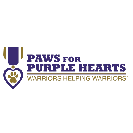 Paws for Purple Hearts logo