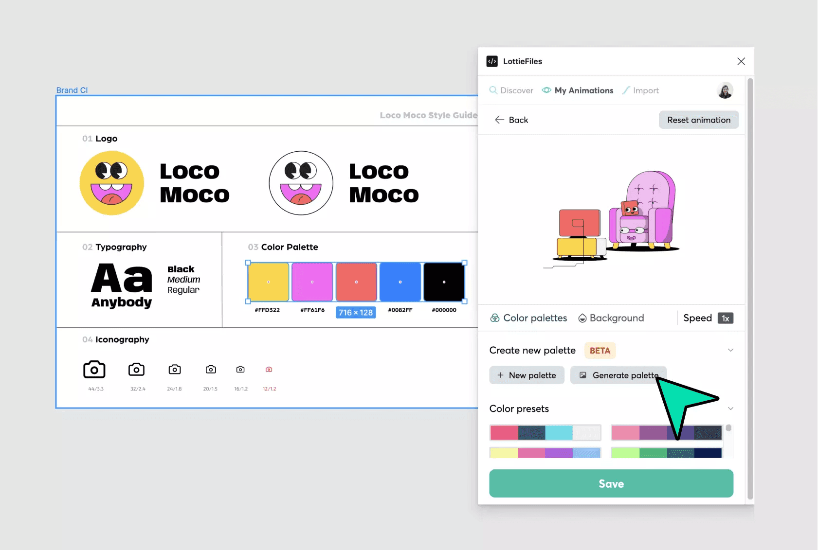 Figma plugin updated with color palette