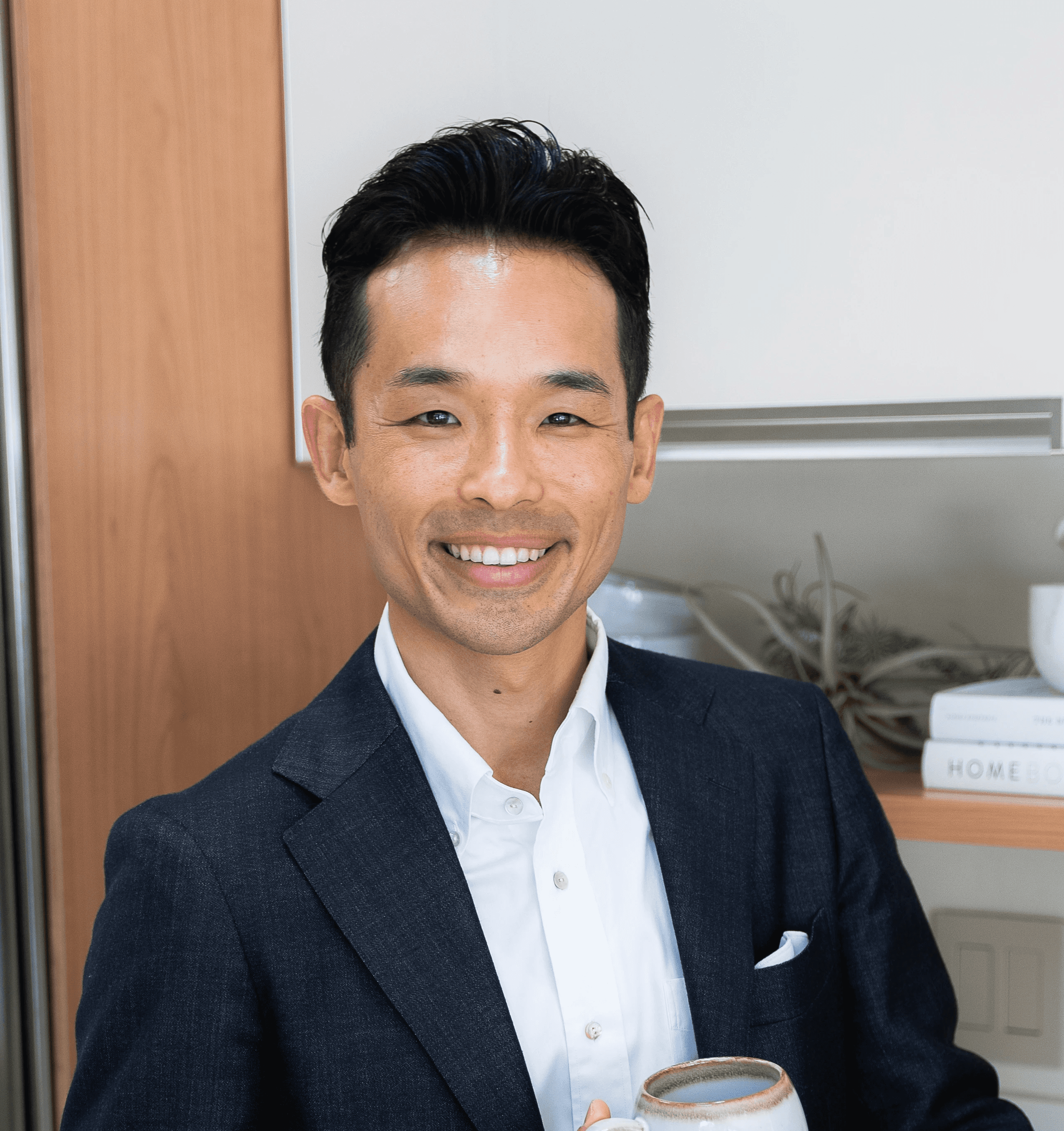 Young man in baseball caps wearing glasses