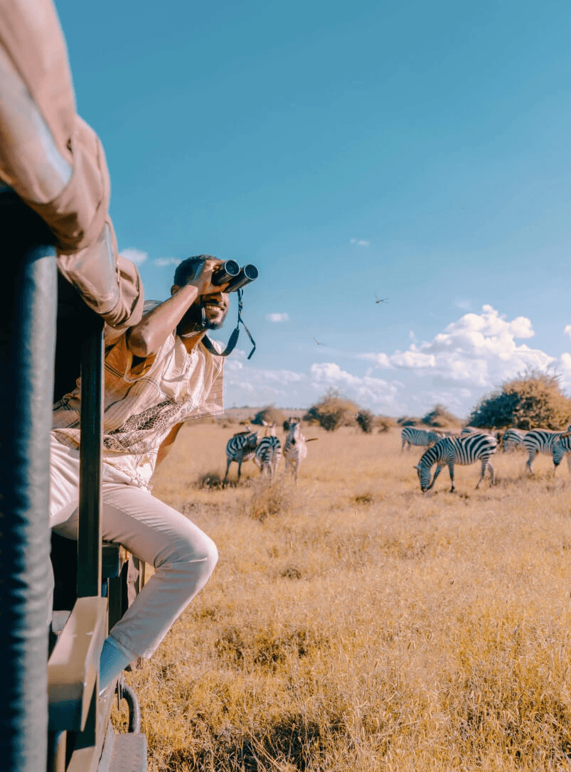 An example of a safari tour hosted by Mary Consolata Namagambe in Africa