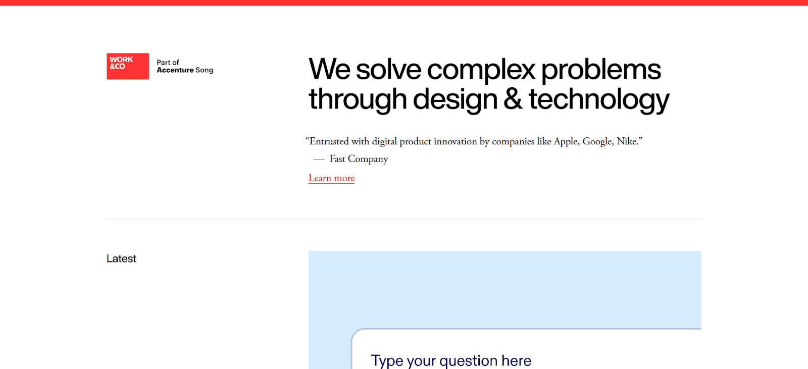 Work & Co One of the Best App Design Agencies in North America