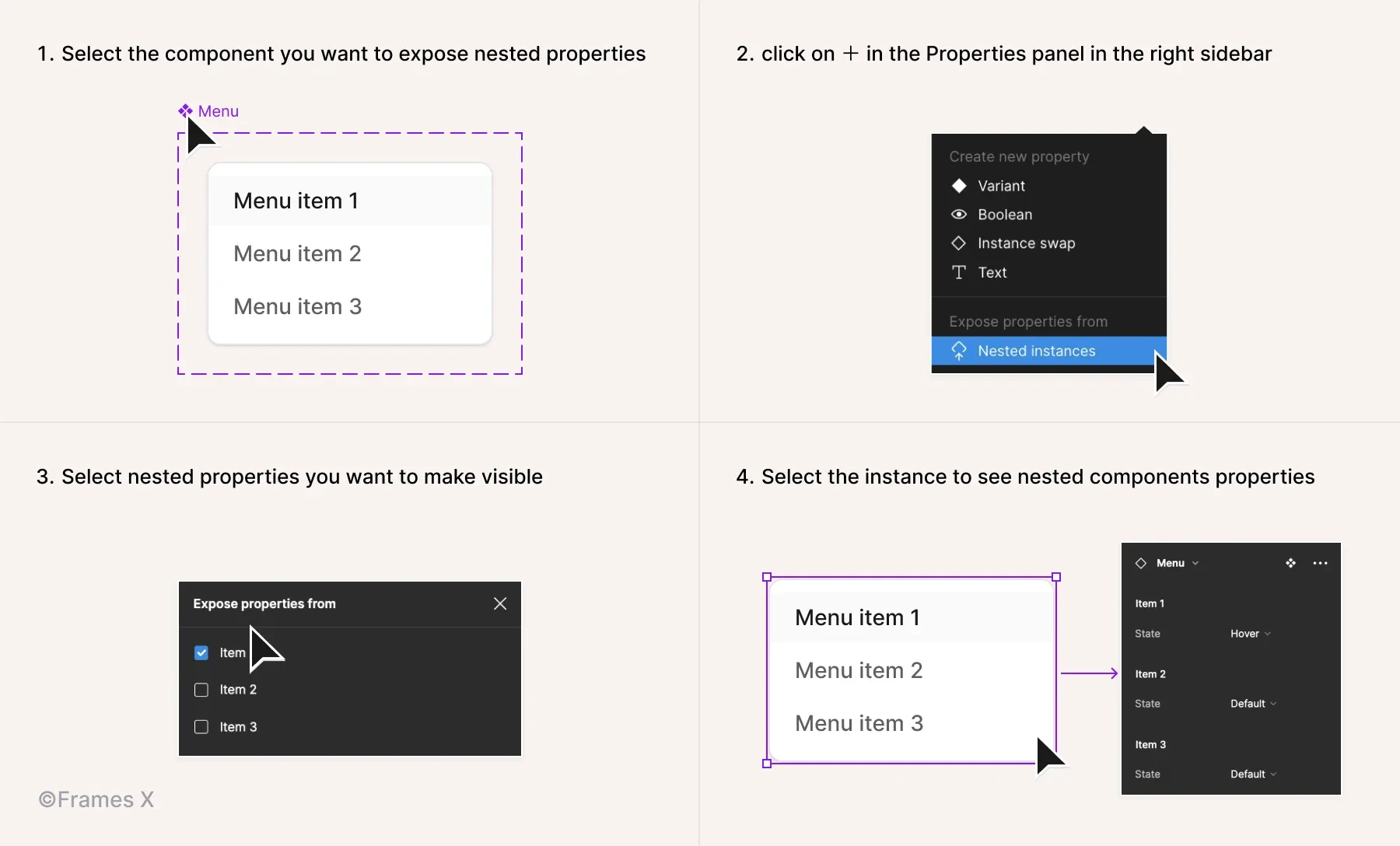 Expose nested components in Figma