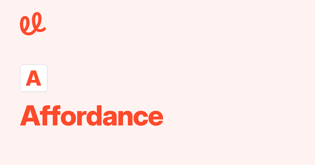 Affordance