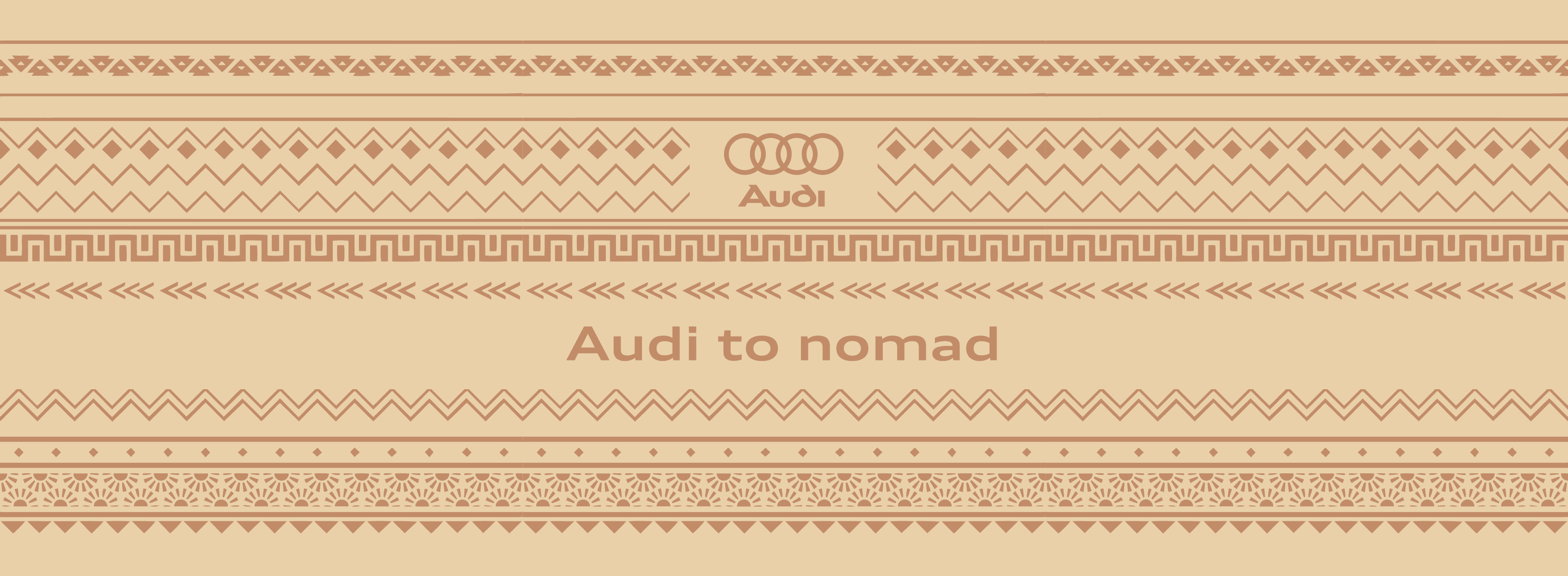 Branded elements designed by our team for the Audi flagship showroom in Dubai