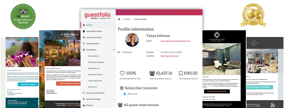 Welcome Systems and Cendyn Guestfolio