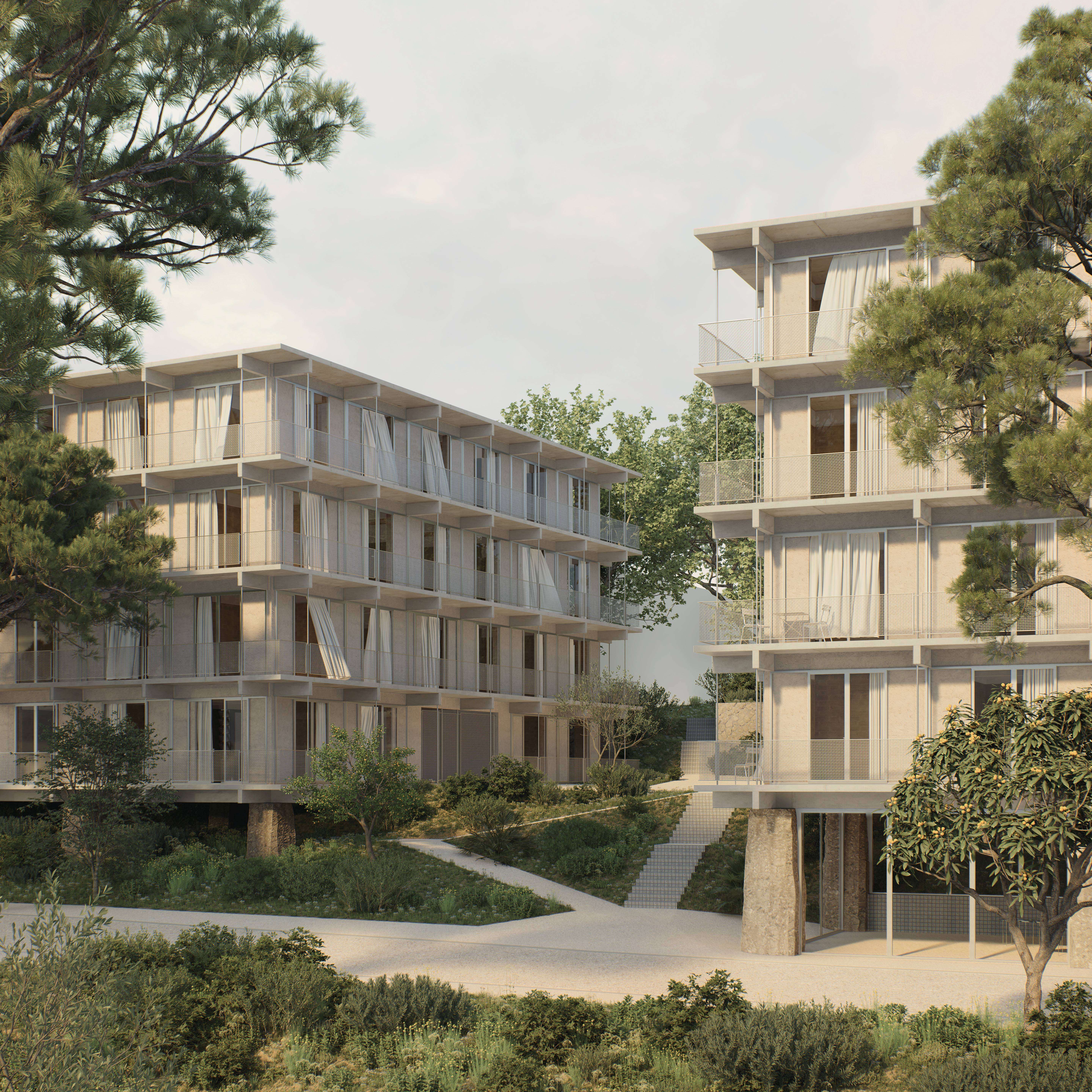 Vista espacio intermedio