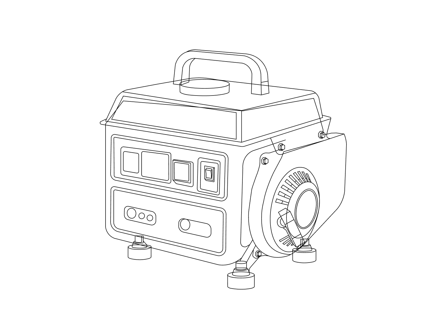 I beta pass my neighbor generator line art