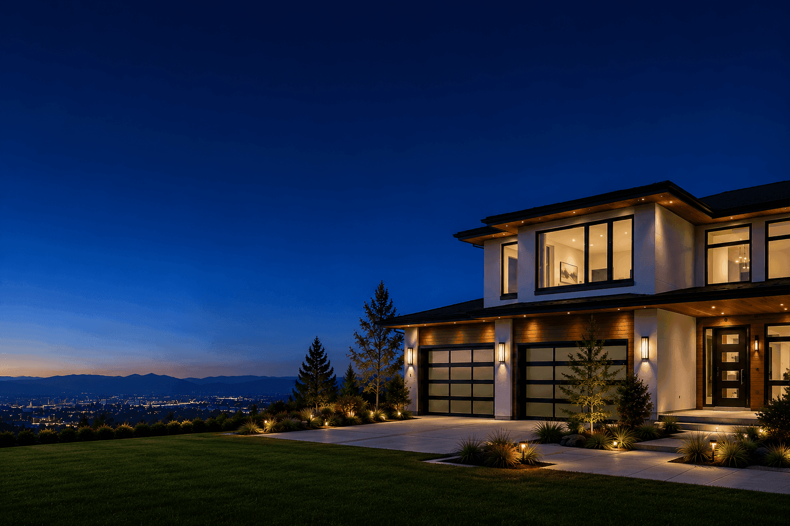 Modern home exterior