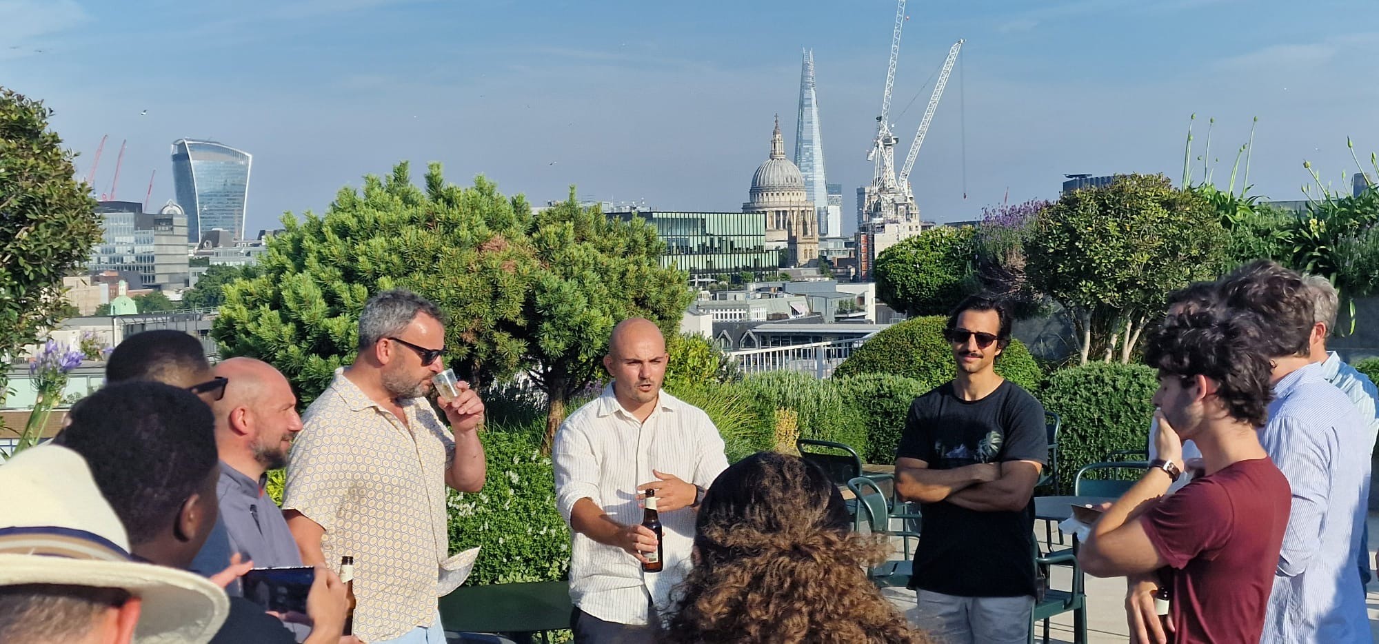 BBN members in conversation at an event