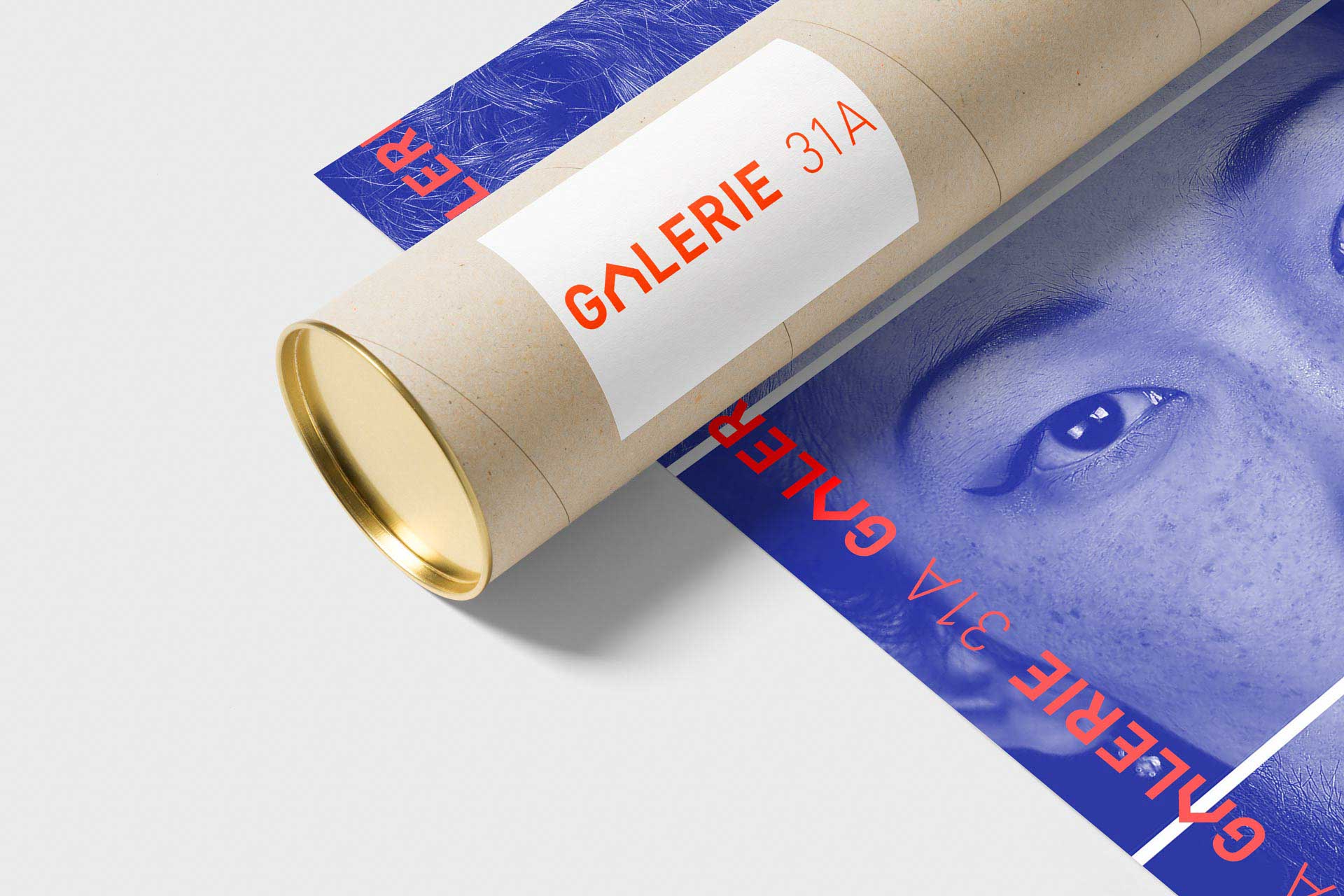 Ausstellungsplakat der Galerie 31a – visuelle Identität für Kunst & Kultur