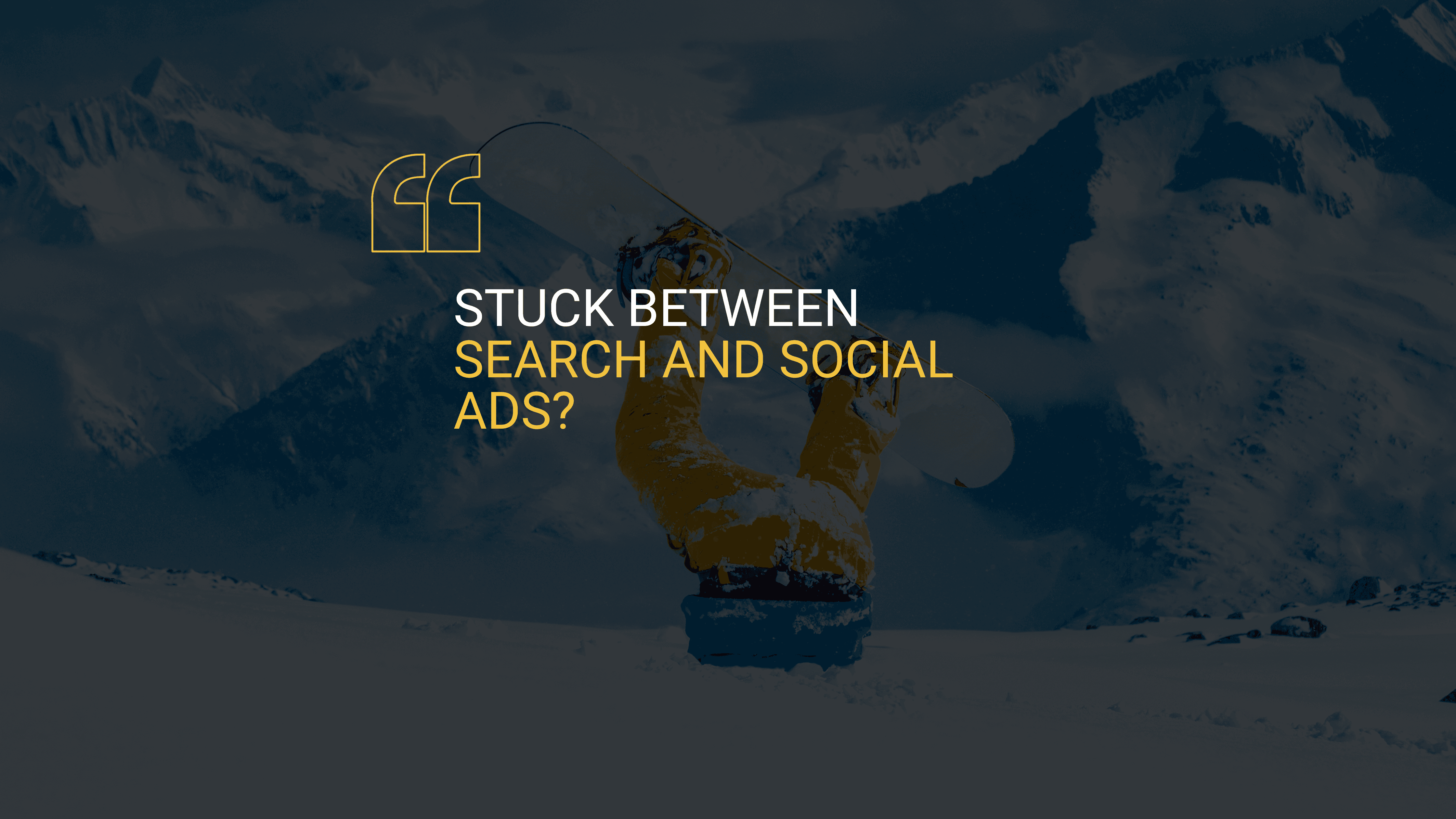 The Debate: Search Ads vs. Social Ads