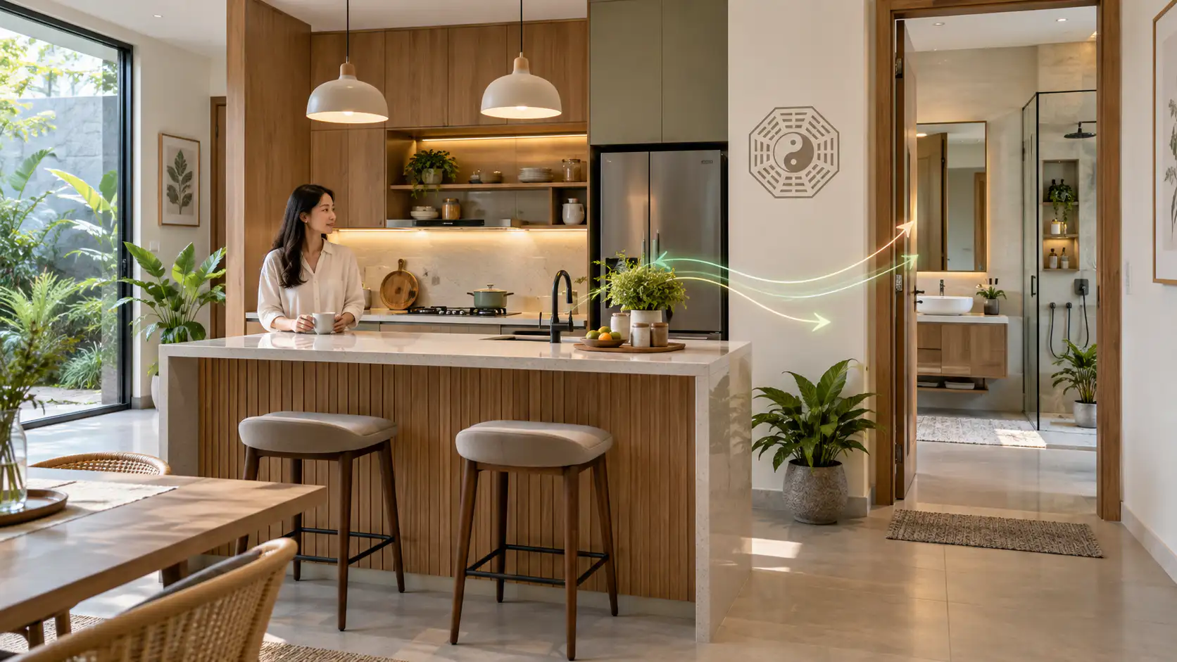 Posisi Dapur dan Kamar Mandi menurut Fengshui dan Teknis