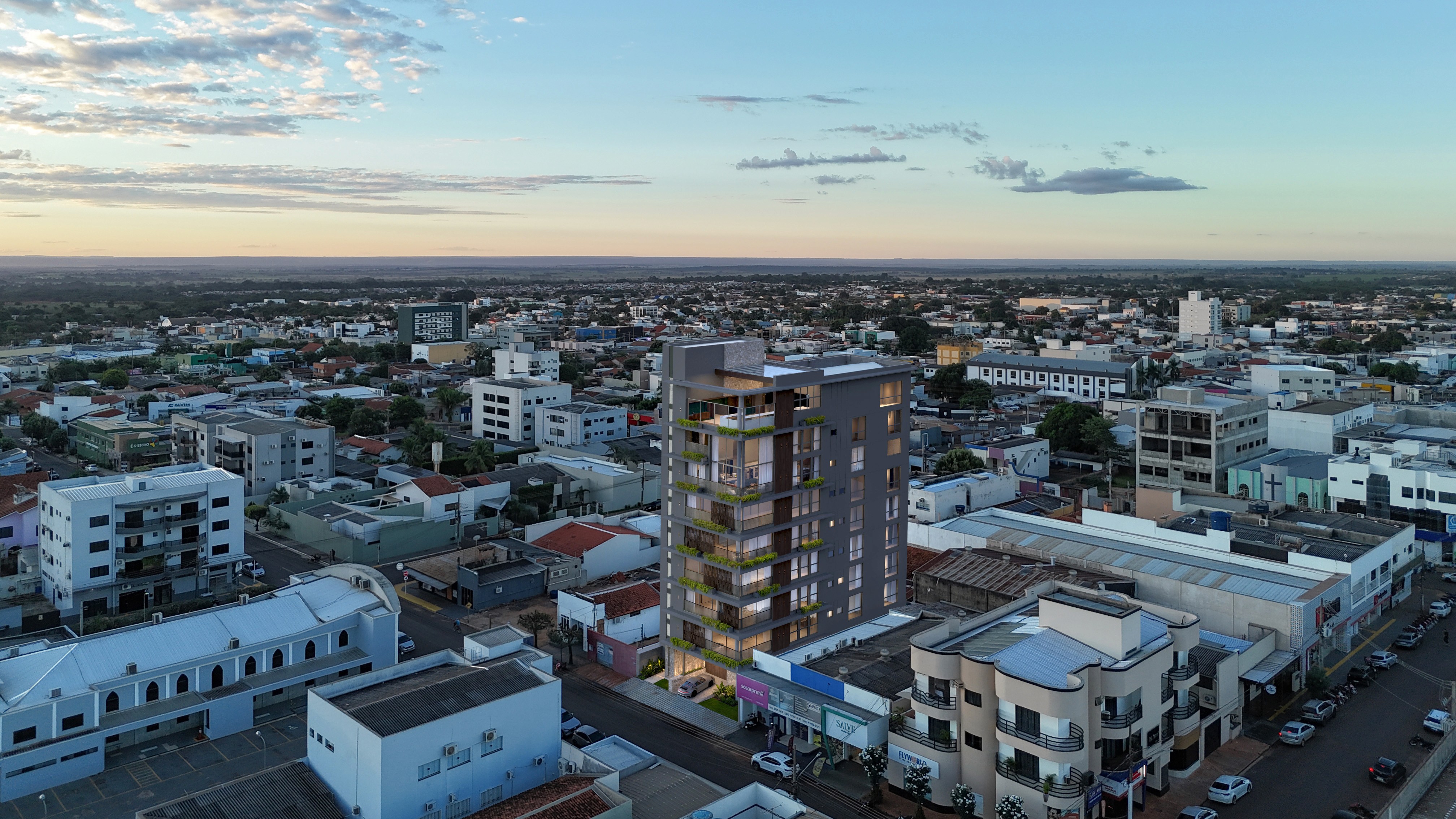 fachada residencial redentor