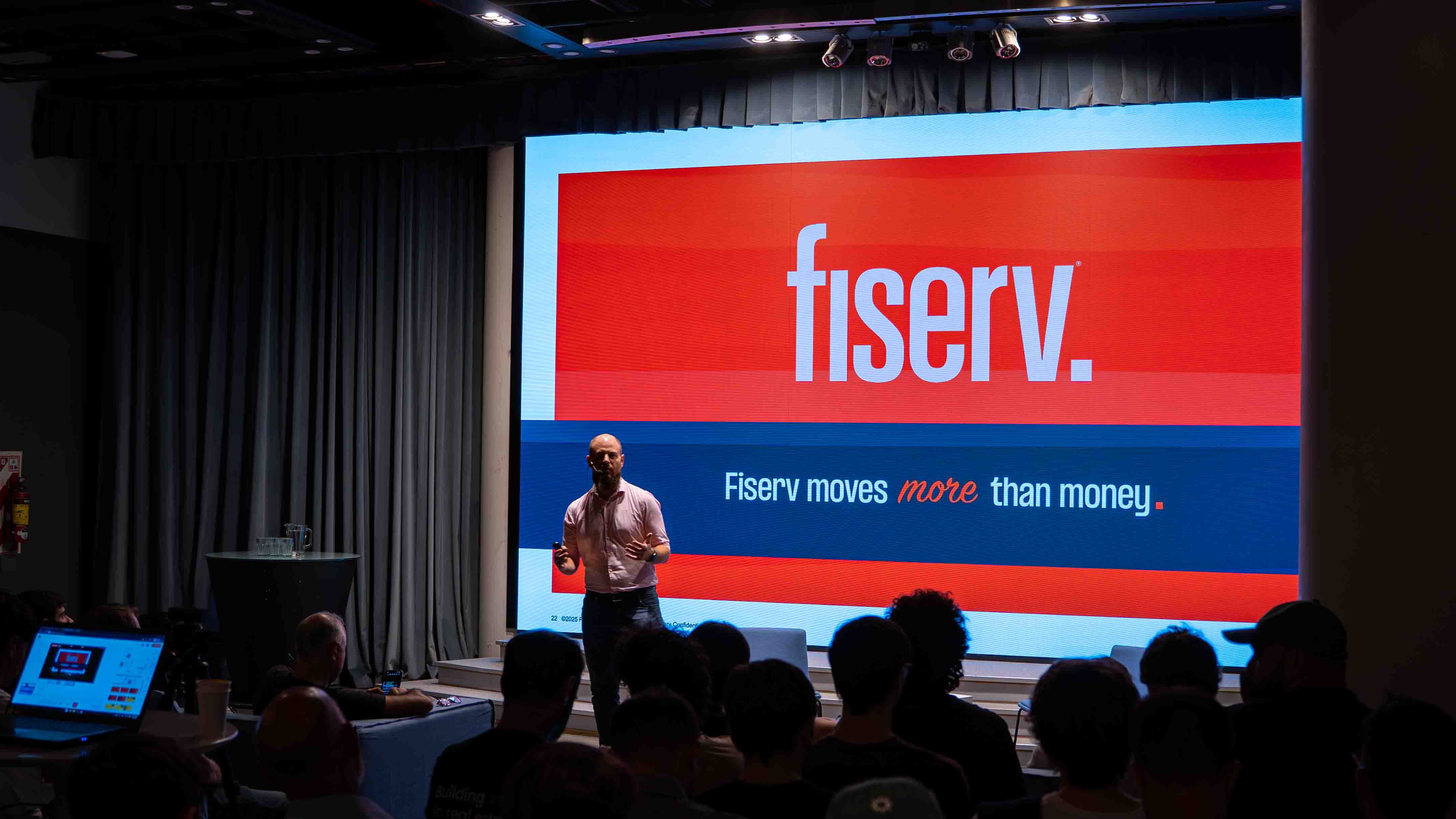 a rack of servers in a server room