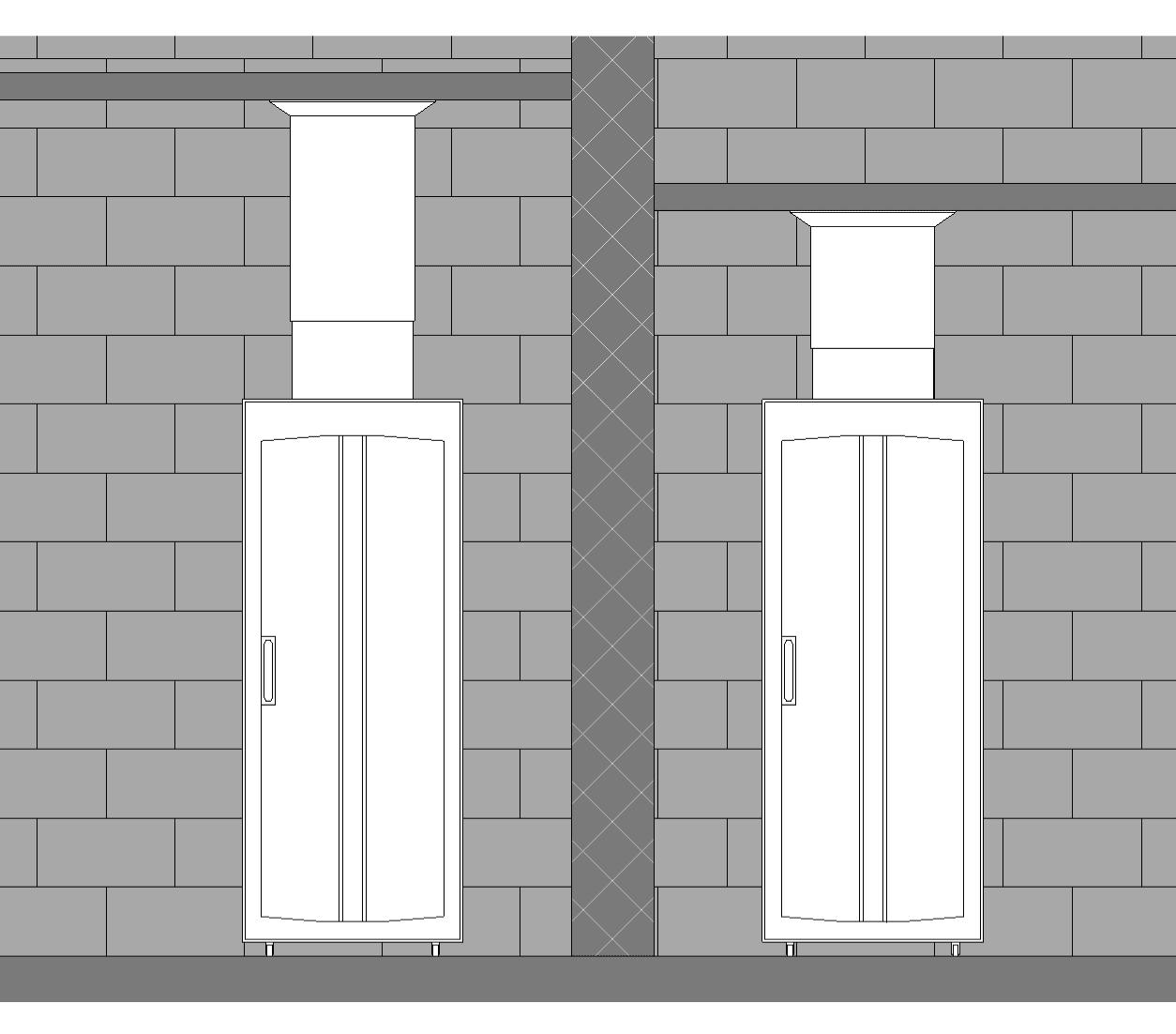 Instance-based control allows the same family type to serve various ceiling heights.