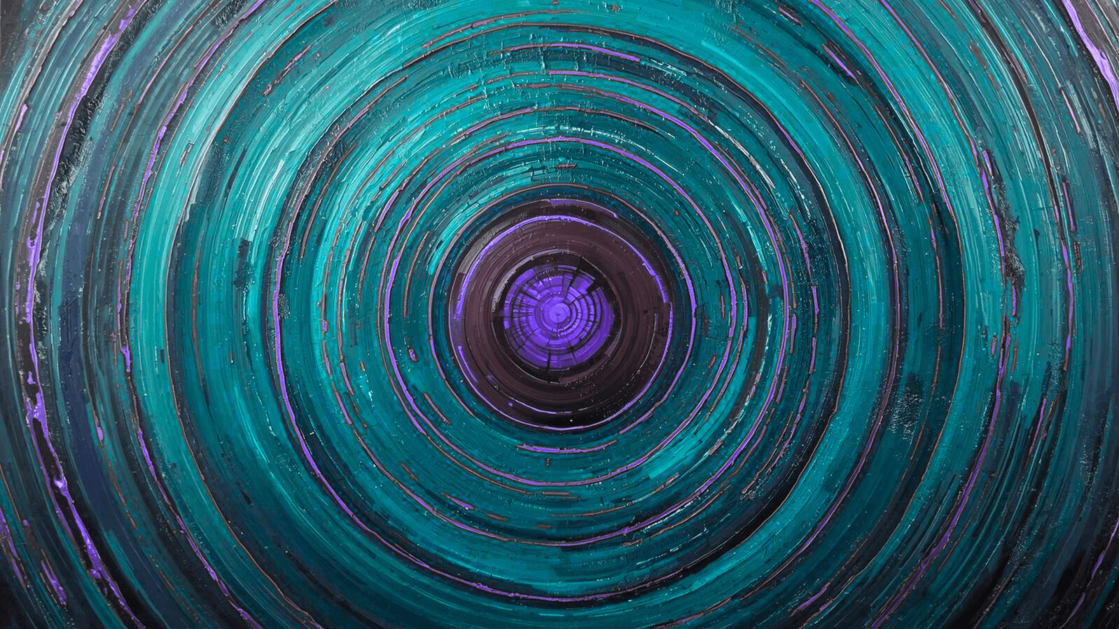 Concentric circles symbolizing continuous learning in enterprise AI systems