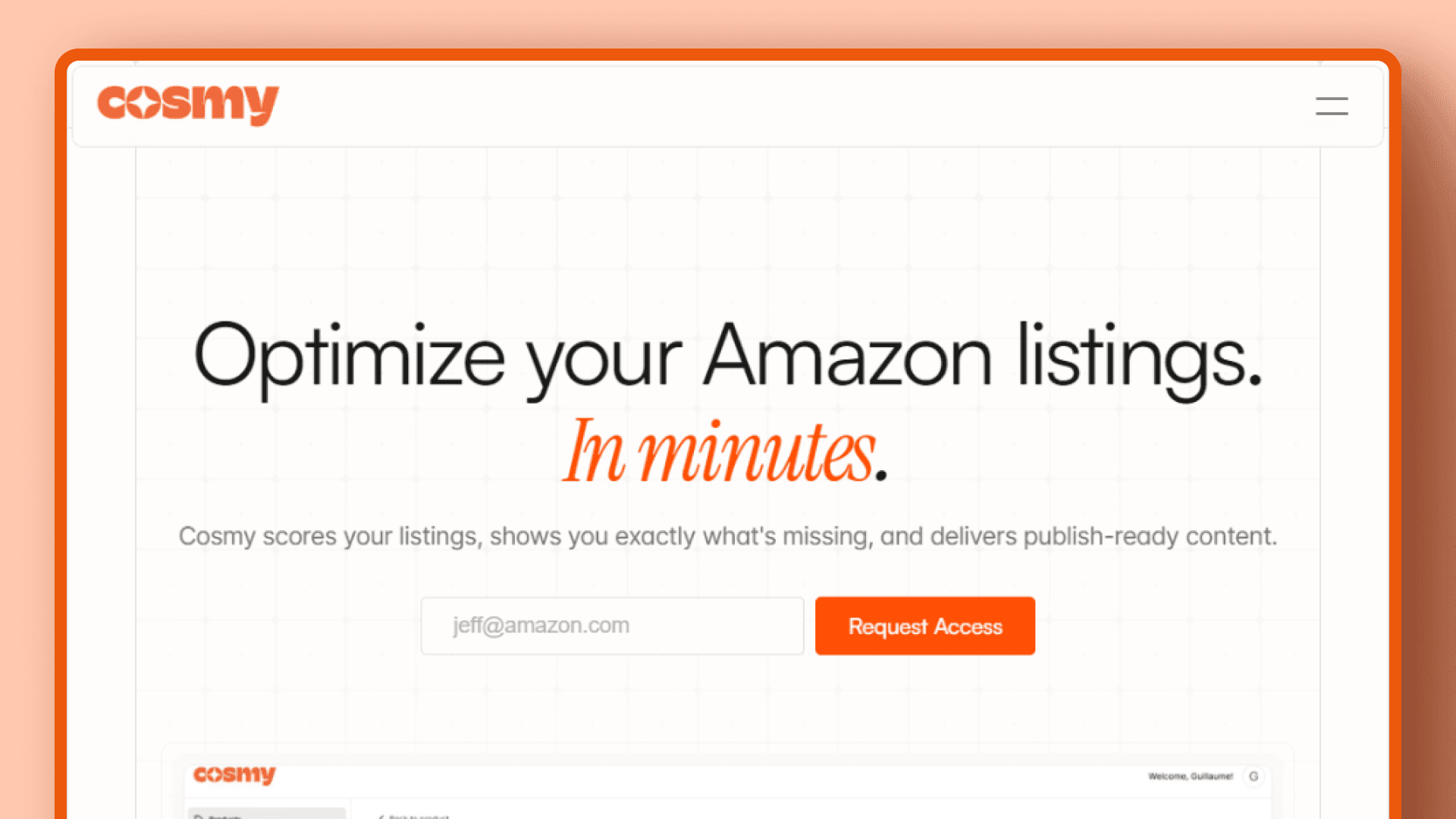 Nouveau site de Cosmy développé par Ilies MANATA, Développeur Expert Framer & Ux / Ui Designer, Freelance, Nord