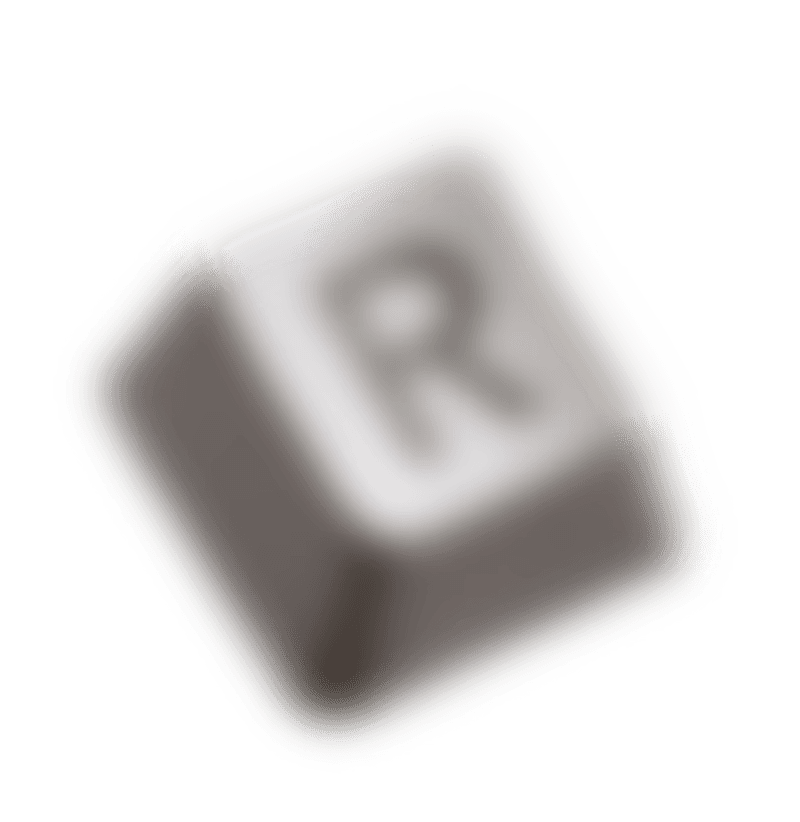 Tipka tastature sa slovom R