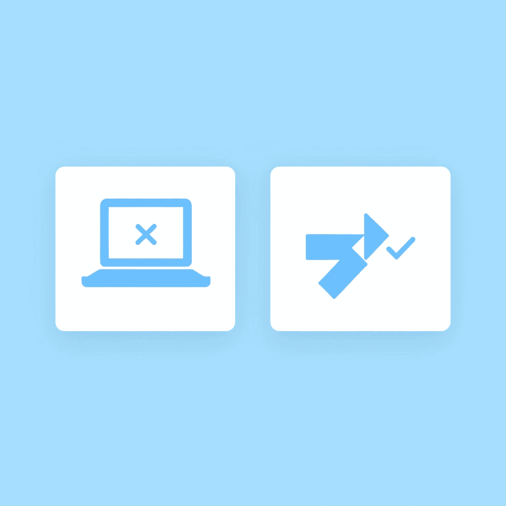 Before and after comparison showing messy browser tabs and scattered notes transforming into an organized consolidated workspace