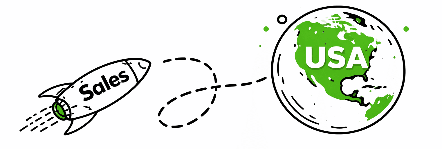 Sales in Usa with GTM strategy consulting