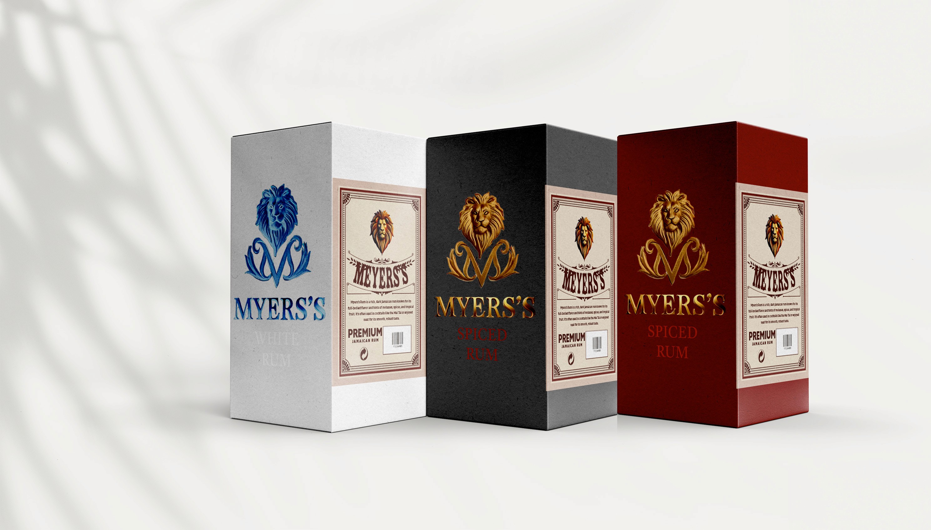 Myers's Rum packaging
