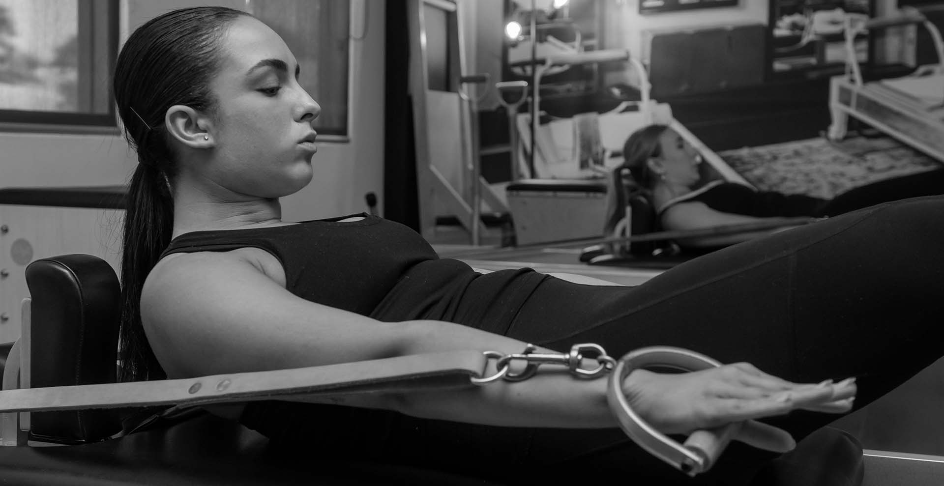 Girl doing Classical Pilates in Camden NSW