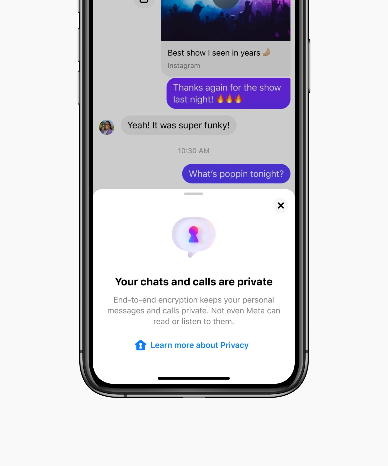 Messenger encrypted chat overlay exploration