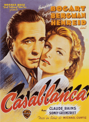 Casablanca film poster