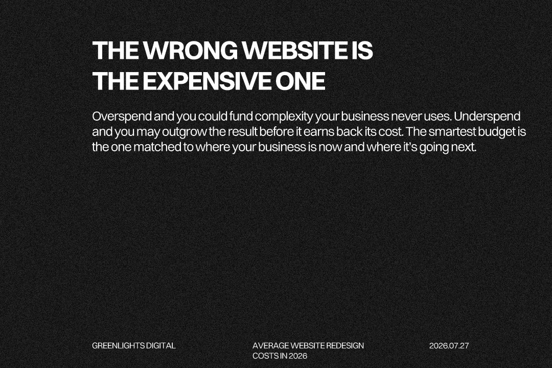 Average website redesign cost