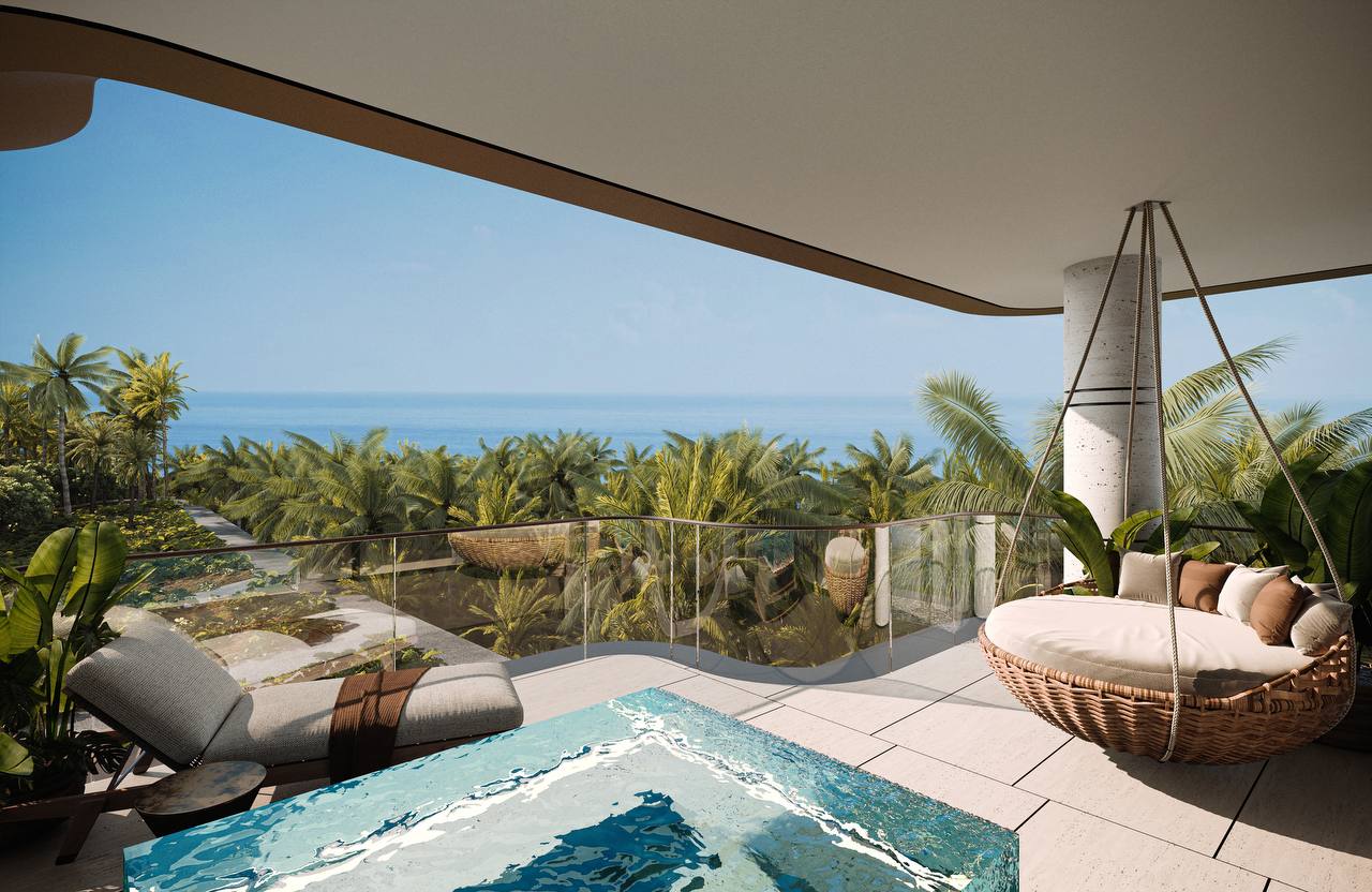 1-bedroom penthouse with ocean view in OceaniQ II, Nusa Dua