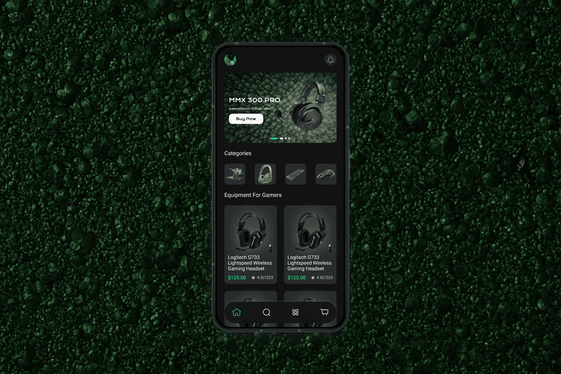 E-gaming equipments | Ecommerce App