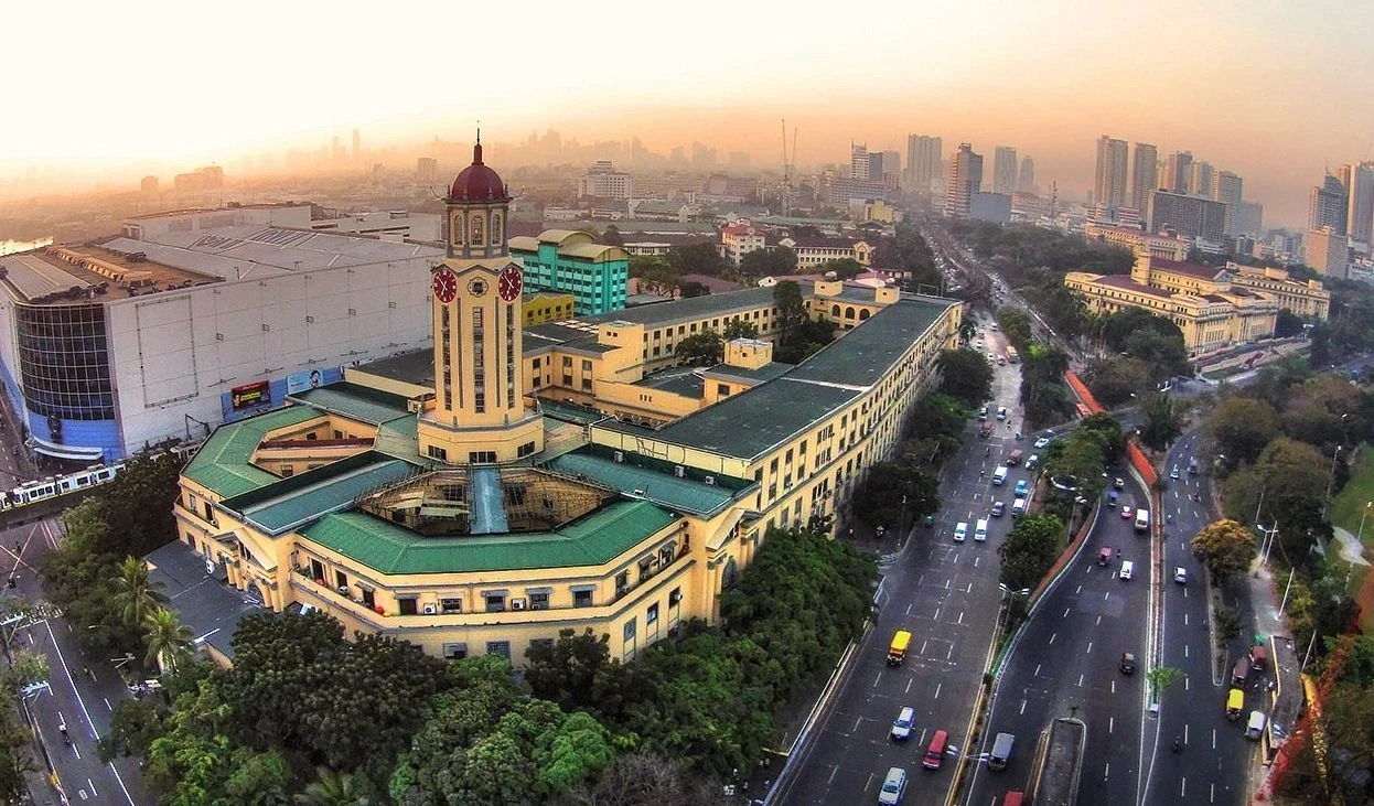 Manila City Hall aerial view