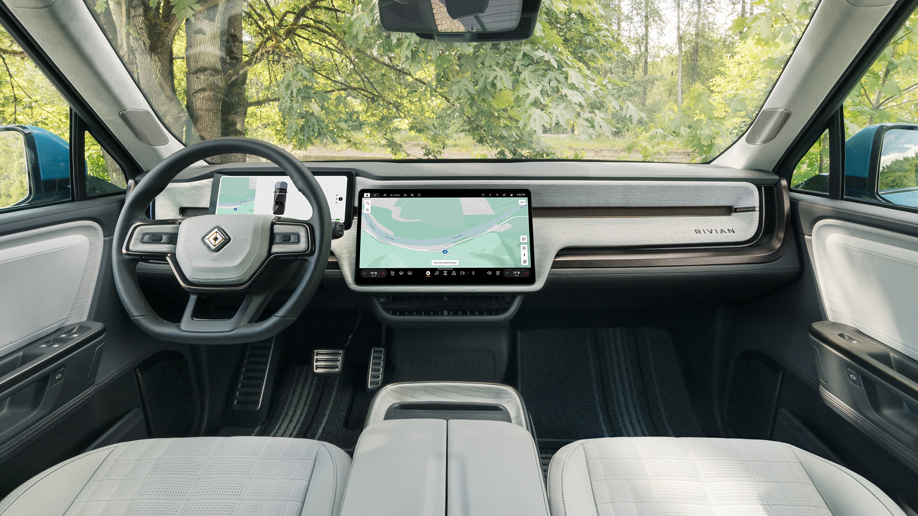 Rivian R1T Interior: TopGear