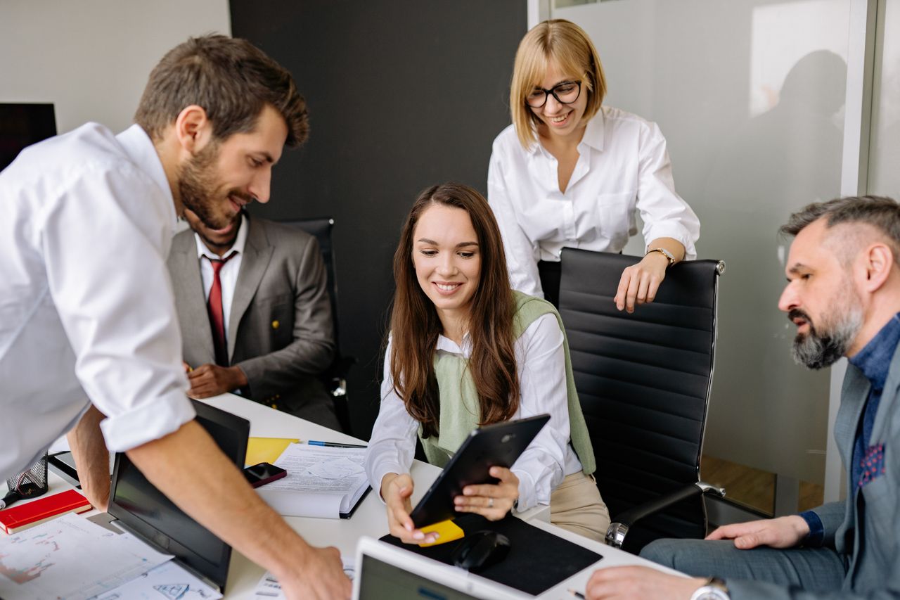 Team member discussing