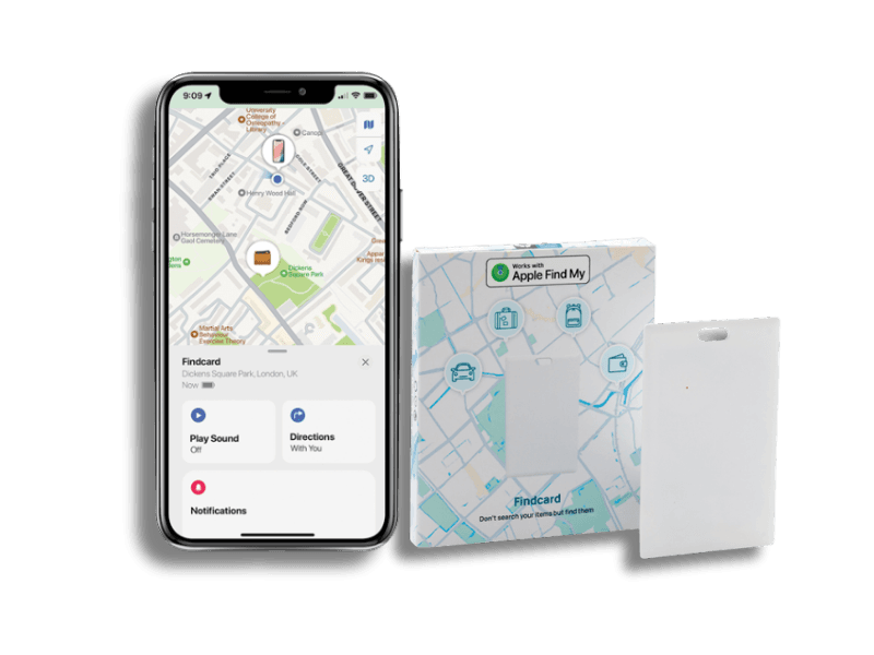 phone with apple find my card