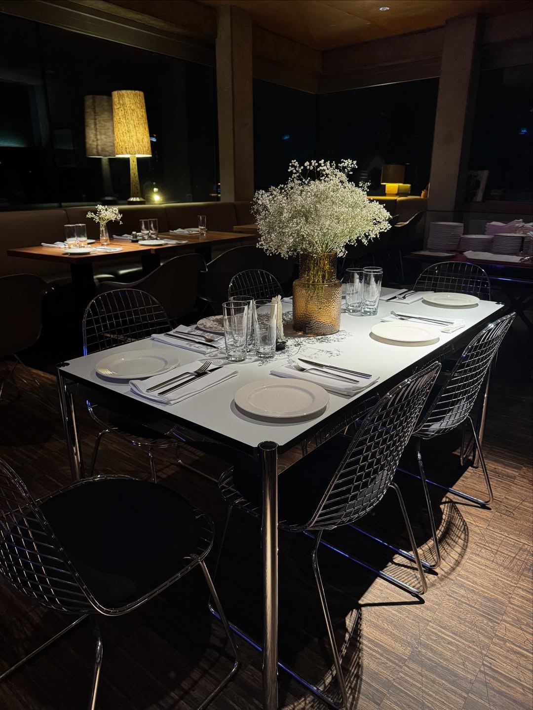 Gedeckter Tisch für Veranstaltungen im Schöllmanns in Offenburg