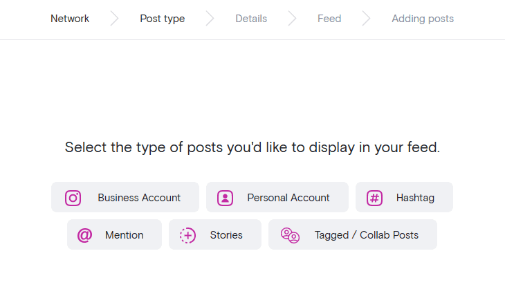 Instagram source to pull content
