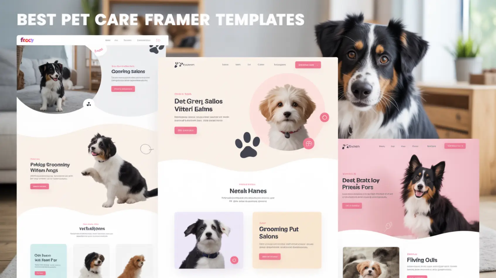 Pet Care Framer Templates