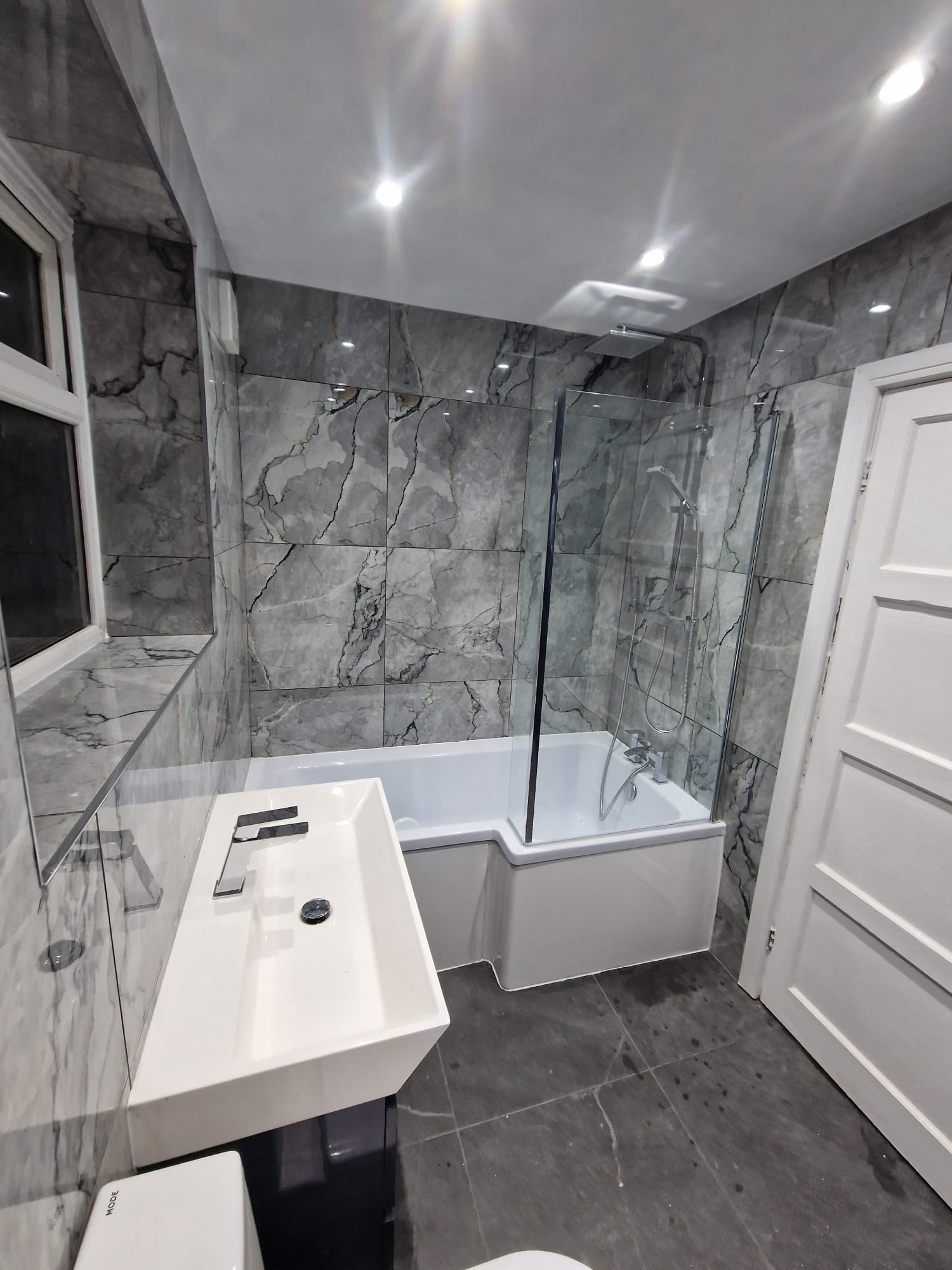 Image of a bathroom renovation.