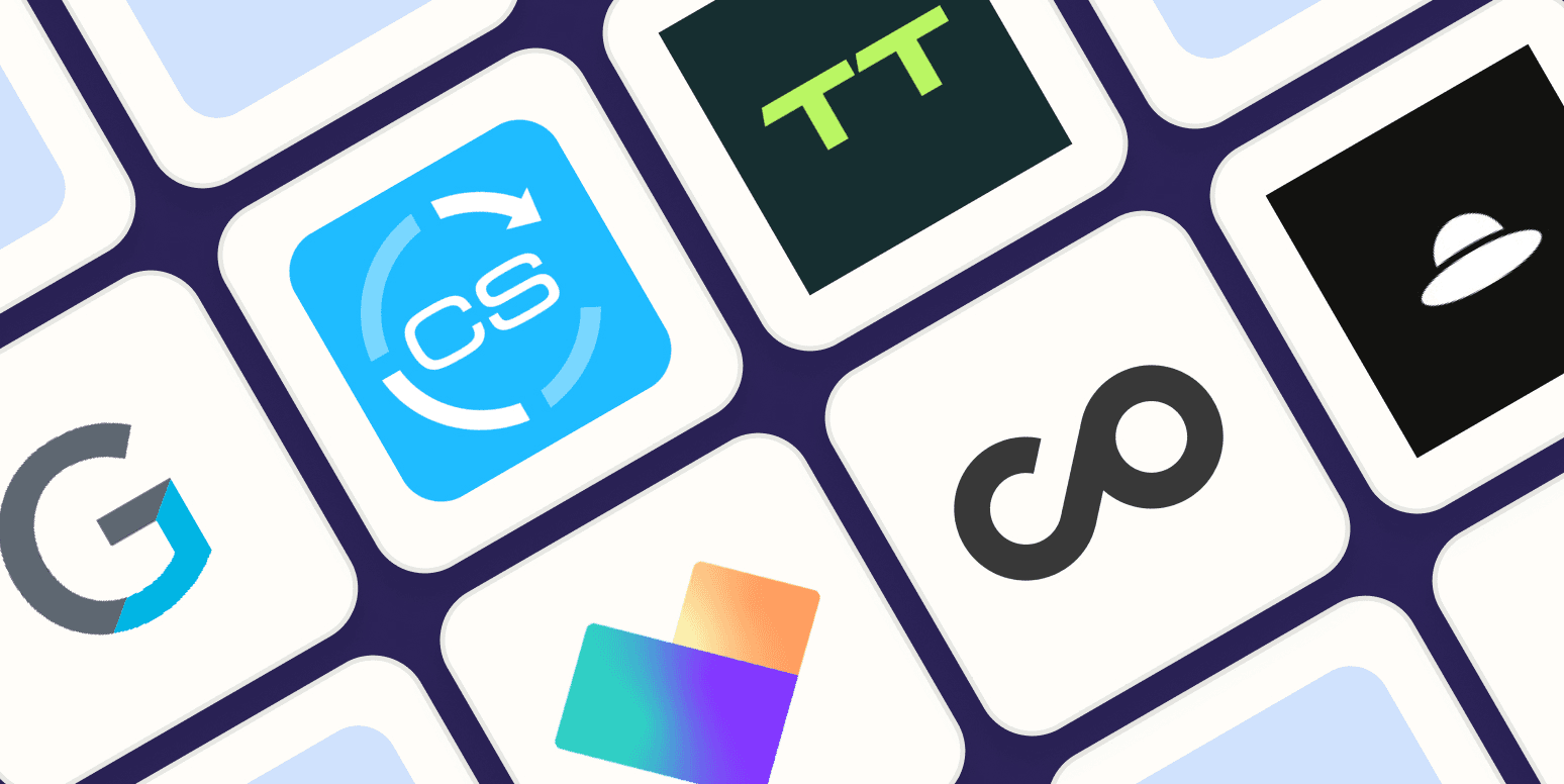 Grid of various software icons - Planhat Vs Gainsight