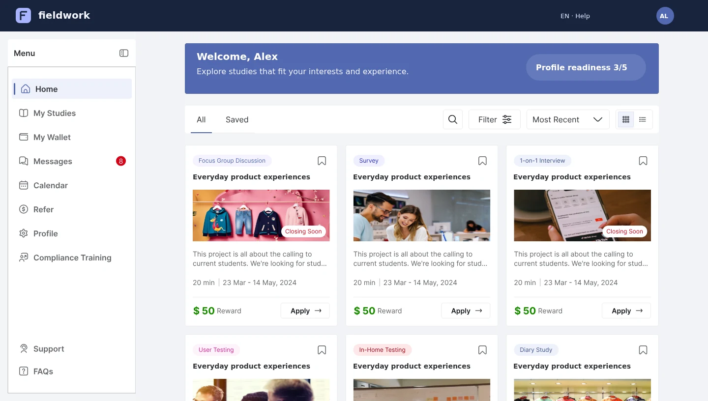 Discover relevant research — rebranded original design