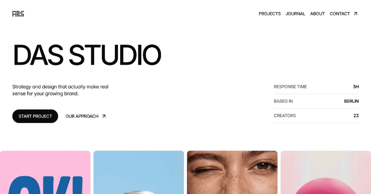 Projects - Das Studio Framer Template